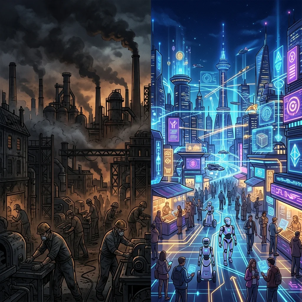 The Dual Edge of Progress: How Technology Reshapes Economic Development and
